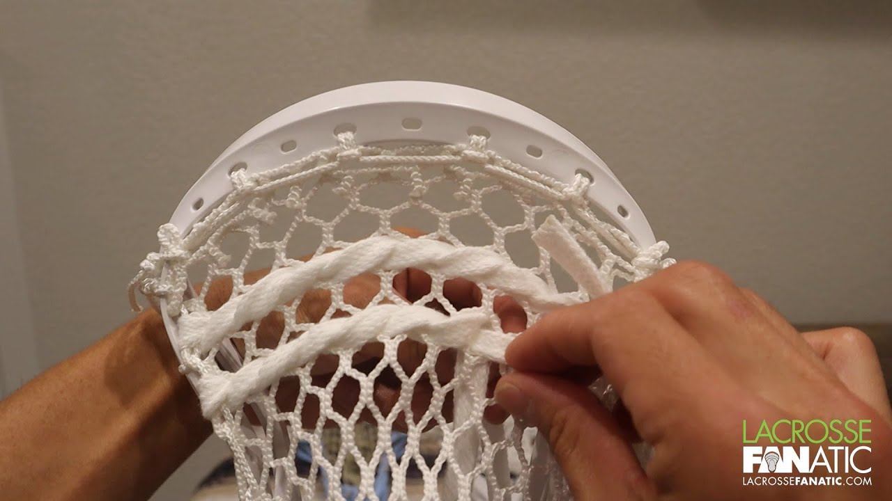 Lacrosse Fanatic Stringing Tutorial Pt 4 (Shooter Strings) YouTube