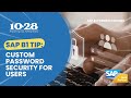 SAP B1 Tip: Custom Password Security for Users