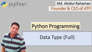 ABIDD- extra task | Data Type (Full) | Python Programming