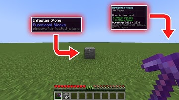 What will happen if we mine infested stone with silk touch pickaxe