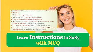 Microprocessor Instructions|8085 Microprocessor MCQ|Learn Instructions in 8085 with MCQ