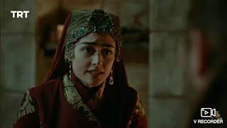 Ertugrul bey and halima sultan love scene in urdu| season 3