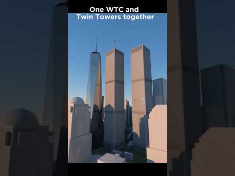 🗽One World Trade Center and Twin Towers Together
