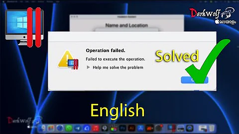 parallel desktop, failed to execute the operation , cant install os in parallel desktop