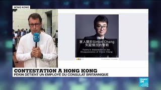 Pékin confirme la détention d'un employé du consulat britannique, inquiétude à Hong Kong