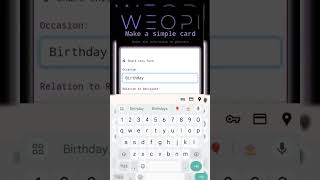 Express your feelings with a simple and elegant card.#WeopiAI #weopiaiforms #undetectableai screenshot 3