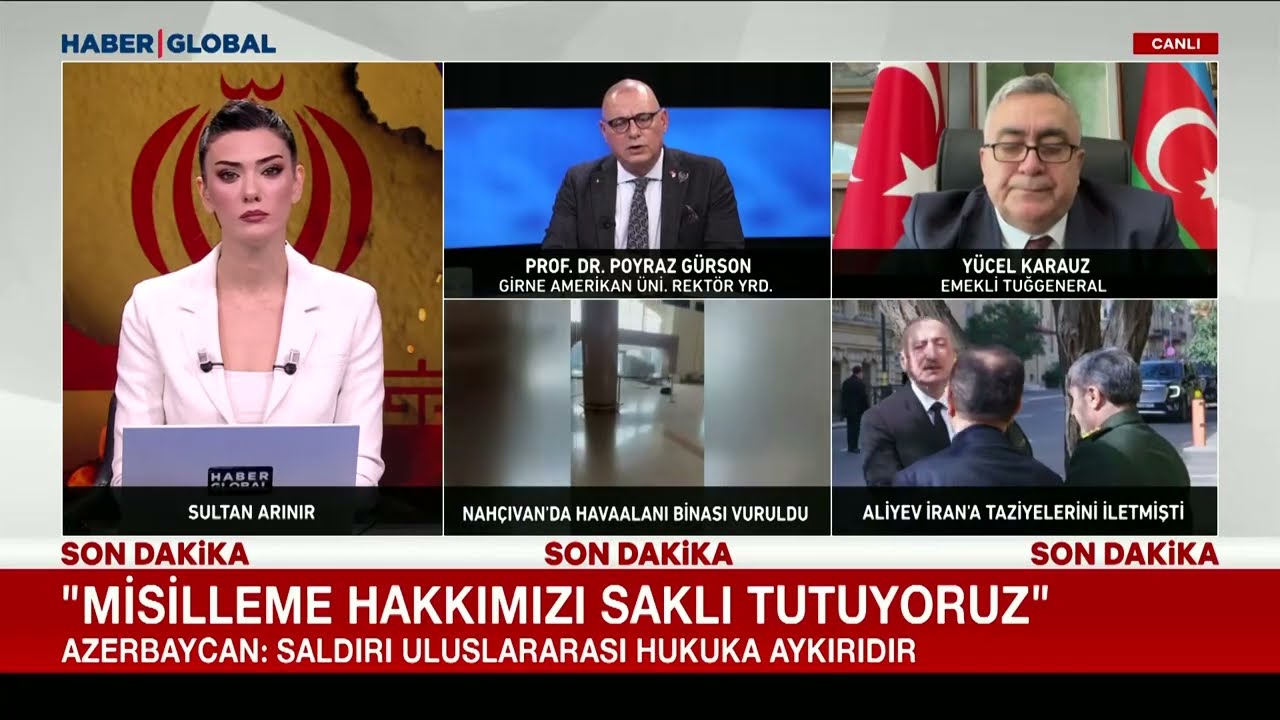 İran'ın Nahçıvan Saldırısıyla ilgili Poyraz Gürson Konuştu: Misilleme Hakkımız Cebimizde Duruyor
