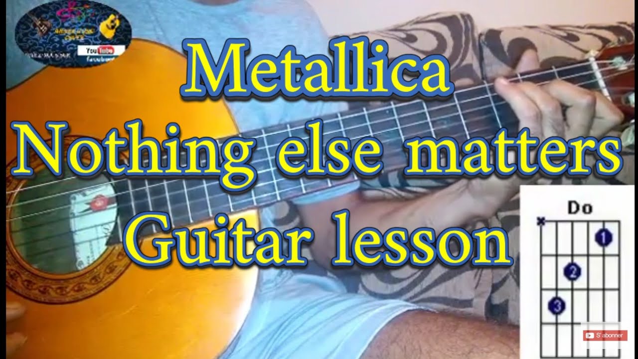 metallica nothing else matters guitar lesson