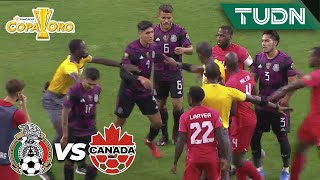 ¡SE CALIENTAN! Ya hay bronca en la cancha | México 0-0 Canadá | Copa Oro 2021 - Semifinal | TUDN