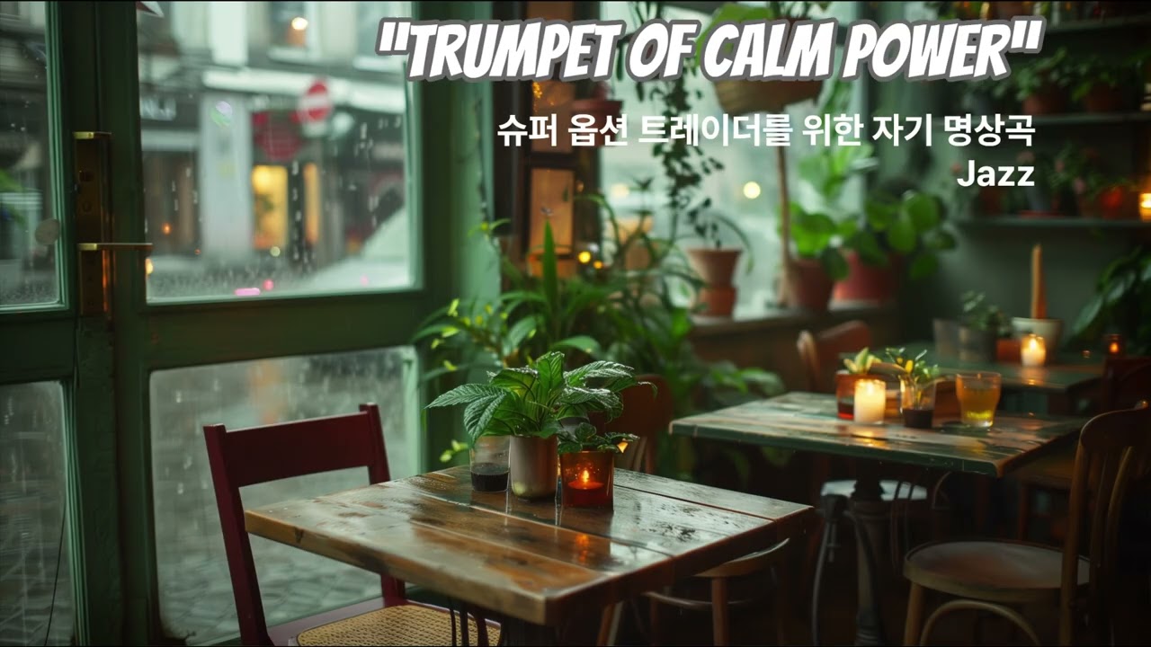 “Trumpet of Calm Power” 🎧 성공적인 옵션 트레이딩을 위한 끌어당김의 노래 째즈 시장이 열리기 전, 혹은 하루를 마감할 때평정과 집중을 되찾을 수 있는 사운드