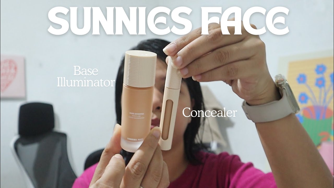 Sunnies face base illuminator & concealer | review + wear test