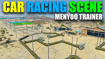 How To Create A CAR RACING SCENE with Menyoo Mod In GTA 5 Hindi Tutorial