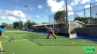 Field Hockey Goalkeeper - Glove Saves 3Rd Action - Basics