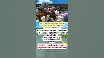 nasib jadi orang jujur,lapor korupsi malah d copot,! #viralshort #viral