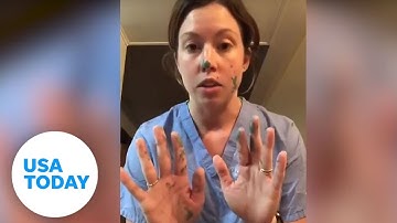 Nurse demonstrates how cross-contamination works despite wearing gloves | USA TODAY