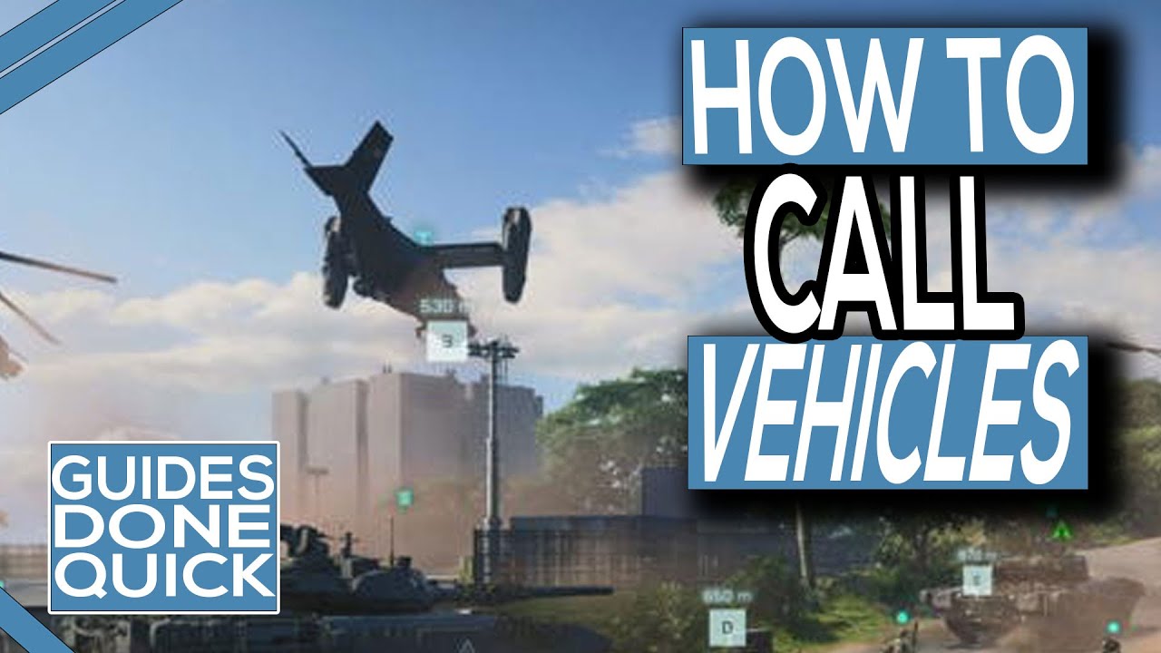 How To Call In Vehicles And Equipment In Battlefield 2042 YouTube