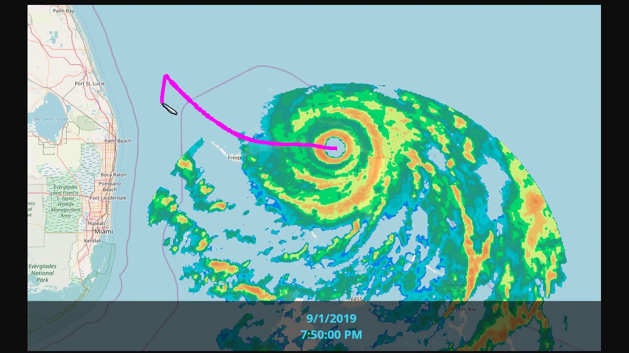 Cat 5 Dorian Scouring the Bahamas; Impact to Florida Still Uncertain