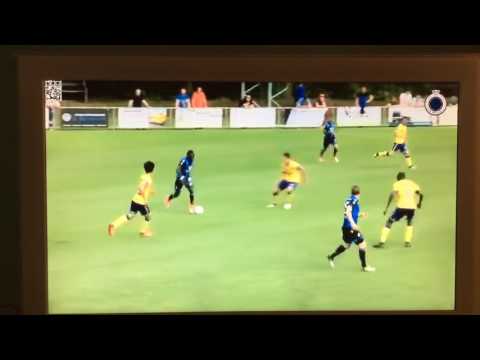 Club brugge vs Waasland-Beveren 0-2 , Oefenmatch de beelden