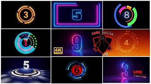 TOP 20 COUNTDOWN TIMER VIDEO TEMPLATES 2023🔥NO TEXT NO COPYRIGHT