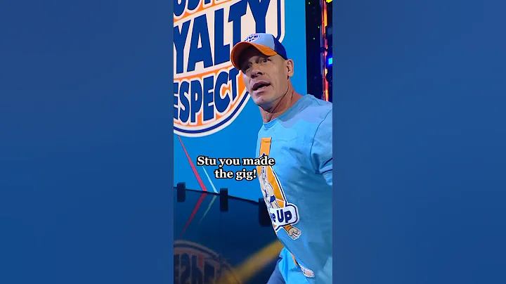John Cena and Stu the cameraman have the best friendship