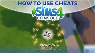 Full list of cheats: http://simscommunity.info/sims-4-cheats/ how to
use cheats on console:
http://simscommunity.info/2017/11/14/using-cheats-on-the-sims-4-x...