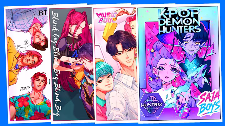 Kpop Demon Hunters Blind Bag Game Book 💖 Kpop Demon Hunters Blind Bag Game Book Huntrix Saja boys...