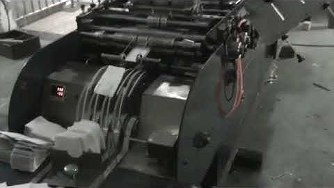 ZF80 AUTOMATIC ZIG ZAG LENS ENVELOPE BAG Folding and Pasting MACHINE