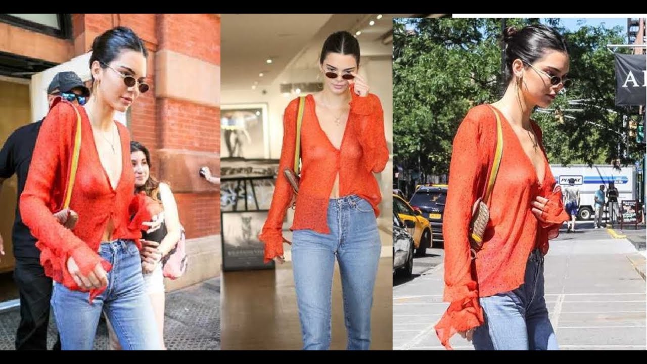 2019 year - Kendall jenner braless see through candids in new york Kendall jenner braless see through candids in new york - 2019 year