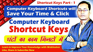 Become Keyboard Expert with Important Computer Keyboard Shortcut Key | Computer Shortcut Keys Part-1