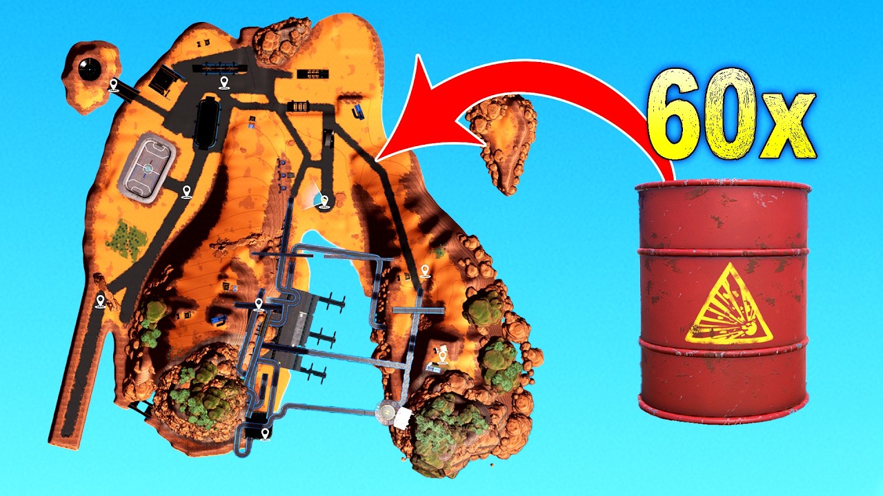 How Hard Is It To Pick Up EVERY BARREL On The Map?