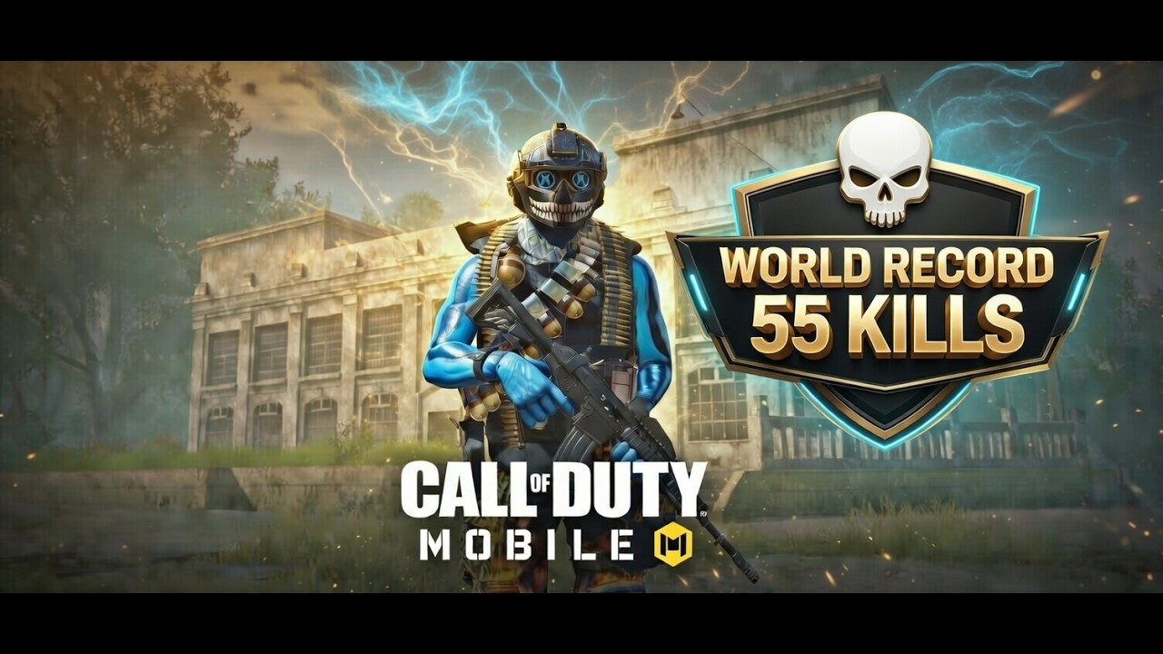 WORLD RECORD RUN 55 KILLS - SOLO VS QUADS COD MOBILE ALCATRAZ - YouTube