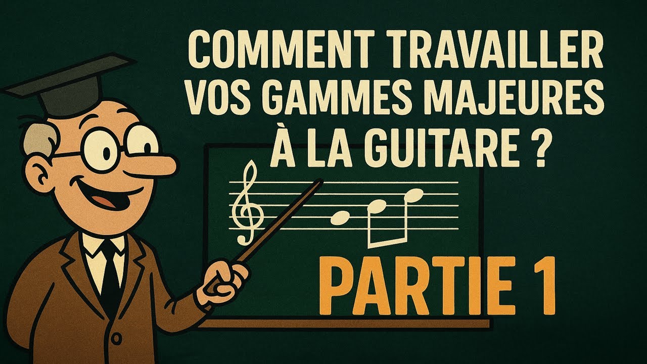 (1/2) Comment travailler vos gammes majeures à la guitare ?
