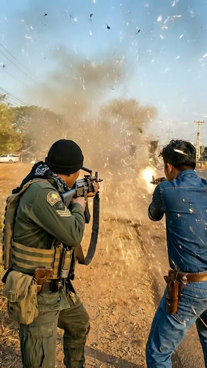 Aksi Taktis! Baku Tembak di Jalan Raya dan Penyelamatan Prajurit! #army #tnidihatirakyat #military