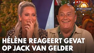 Hélène reageert gevat op Jack van Gelder: 'Dat was bij jou thuis!' | DE ORANJEZOMER