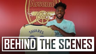 Nuno Tavares first day at Arsenal | Behind the scenes on signing day