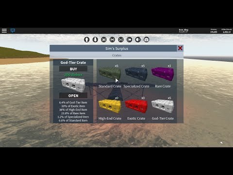 Crate Unboxing Hack - bandit simulator gem guns crate roblox the great