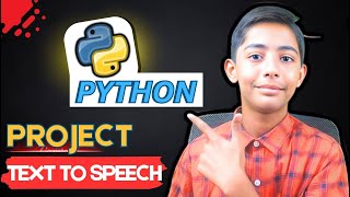 Build A Text To Speech Project Using Python For Beginners || CodeWithPk