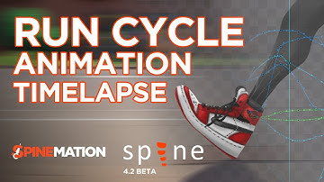 SPINE 2D - RUN CYCLE TIMELAPSE