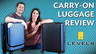 Level8 Luggage Review: 20' Luminous Textured CarryOn and 20' Grace CarryOn