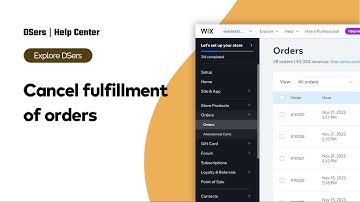Explore DSers - Cancel fulfillment of orders - Wix - DSers