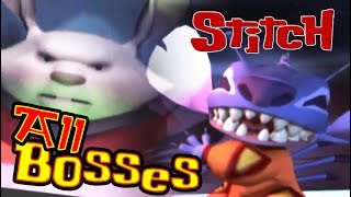 Disney's Stitch: Experiment 626 All Bosses | Boss Fights  (PS2)