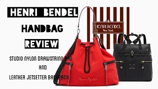 henri bendel studio nylon drawstring bag