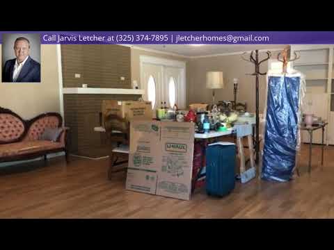 409 S Van Buren St, San Angelo, TX home video tour