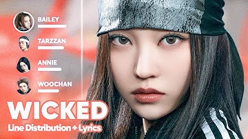 ALLDAY PROJECT - WICKED (Line Distribution + Lyrics Karaoke) PATREON REQUESTED