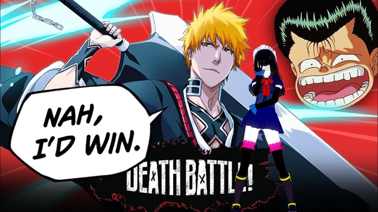 Death Battle review Ichigo vs yuskue 