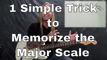 A Simple Trick to Memorize The Major Scale | Steve Stine | GuitarZoom.com