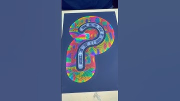 The Magical Colorful Question Mark #spirographshr #satisfying #spirograph #art #asmr #usa #shorts