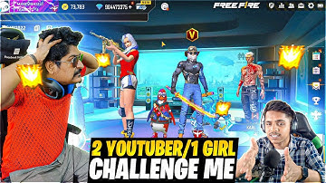 TOP 1 GLOBAL PLAYER VS 3 RED CREMINAL || GRANDMASTER PLAYER CALL ME NOOB || BADGE 99 VS HACKER