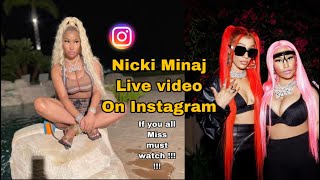 Nicki Minaj live on Instagram (must watch)