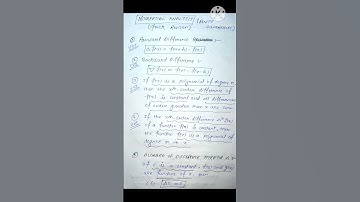 NUMERICAL ANALYSIS